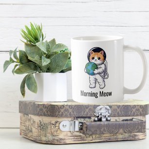 Aangepaste Cute Cat Astronaut Cat Moeder Huisdierl Koffiemok
