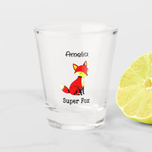 Aangepaste Cute Fox Shot Glas
