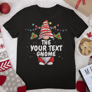 Aangepaste Cute Funny-kerstfamilie, overeenkomend T-shirt
