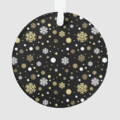 Aangepaste Cute Huisdier Foto 1e Kerst op Sneeuwvl Ornament (achterkant)