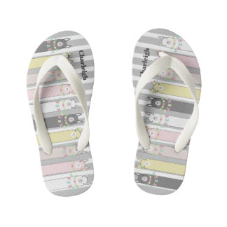 Aangepaste Cute Retro Colorful Llamas Kinder Teenslippers