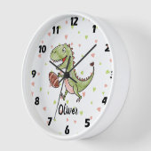 Aangepaste Cute Trex Speelt Voetbal (Hoek)
