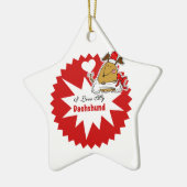 Aangepaste Dachshund Keepomwille Ornament (Links)