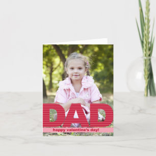 Aangepaste DAD-fotokaart voor Valentijnsdag Feestdagen Kaart