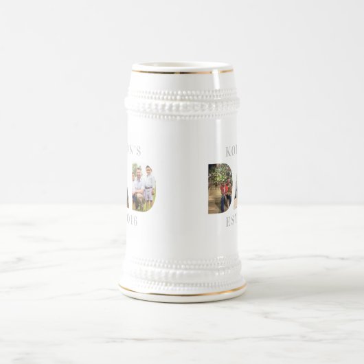 Aangepaste DAD Photo Beer Mok Stein (Center)