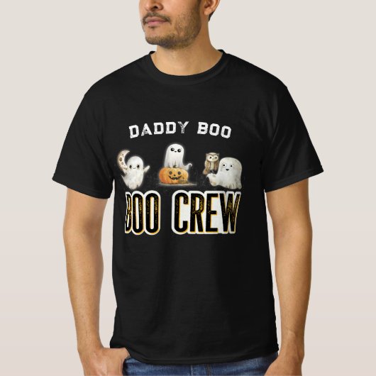Aangepaste Daddy Boo Crew Halloween T-shirt (Voorkant)