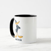 Aangepaste DAFFY DUCK™ met Mok van wapengewas (Voorkant links)