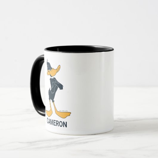 Aangepaste DAFFY DUCK™ met Mok van wapengewas (Voorkant links)