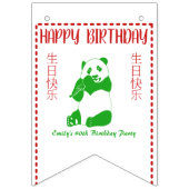 Aangepaste dag in het menu Chinees restaurant Vlaggetjes (Tweede vlag)