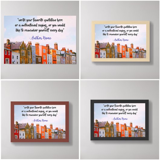 Aangepaste dagelijkse offertes / Creëer Uw eigen o Poster