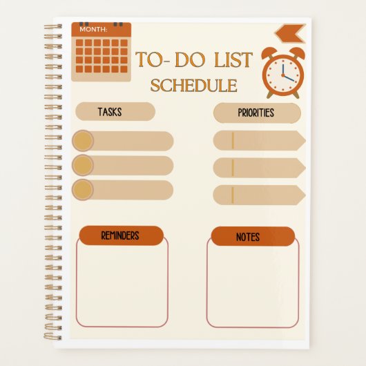 Aangepaste dagelijkse planner (Voorkant)