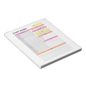 Aangepaste Daily Planner-laptop Notitieblok (Schuin)