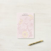 Aangepaste  Daisy-Rozen met Bouquet Post-it® Notes (Op bureau)