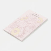 Aangepaste  Daisy-Rozen met Bouquet Post-it® Notes (Schuin)