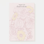 Aangepaste  Daisy-Rozen met Bouquet Post-it® Notes (Voorkant)