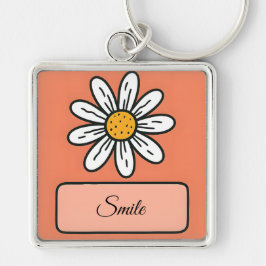 Aangepaste Daisy Sleutelhanger Schattigee Hand get