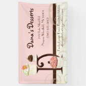 Aangepaste Danas Desserts Banner (Verticaal)