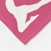 Aangepaste DANCE-naam en kleurendeken Fleece Deken (Hoek)