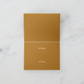 Aangepaste dank je wel met gouden ster kaart (Binnen)