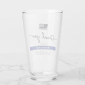 Aangepaste dank Politieagent Pensioengeschenk Glas (Achterkant)