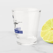 Aangepaste dank Politieagent Pensioengeschenk Shot Glas (Rechts)