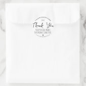 Aangepaste dank u Stickers voor kleine bedrijven (Tas)