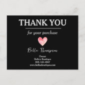 Aangepaste Dankbetuiging Kleine Onderneming Briefkaart (Voorkant)