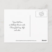 Aangepaste Dankkaart voor Beschermengel Briefkaart (Achterkant)