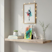 Aangepaste danser fotoplaat