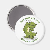 Aangepaste danskrokodille Cartoon Magneet (Voorkant / Achterkant)