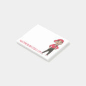 Aangepaste dansschool Studio Hip Hop Class Dancer Post-it® Notes (Schuin)