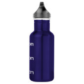 Aangepaste DARK BLUE Roestvrij staal 18 oz waterfl Waterfles (Rechts)