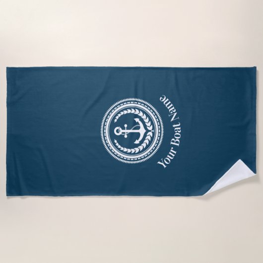 Aangepaste darmhanddoek strandlaken (Voorkant)