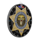 Aangepaste Dart Board voor politieeditie Dartbord (Voorkant Links)