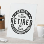 Aangepaste datum De legende is officieel met pensi Reclamebord Met Voetstuk (Insitu)