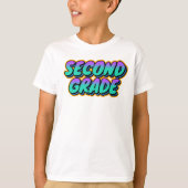 Aangepaste datum Tweede klas Teken Mijn Shirt Meme (Voorkant)