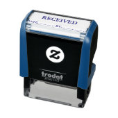 Aangepaste datumstempel ROOD Zelfinktende Stempel (Product)