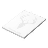 Aangepaste 'Deer Hunting Skull Notitieblok (Gedraaid)
