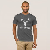 Aangepaste 'Deer Hunting Skull' T-shirt (Voorkant volledig)