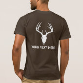 Aangepaste 'Deer Hunting Skull' T-shirt (Achterkant)