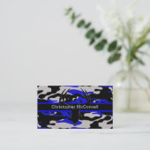 Aangepaste 'Deer Hunting Skull' Visitekaartje (Staand voorkant)