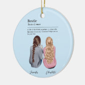 Aangepaste definitie van Soul Sister Keramisch Ornament (Links)