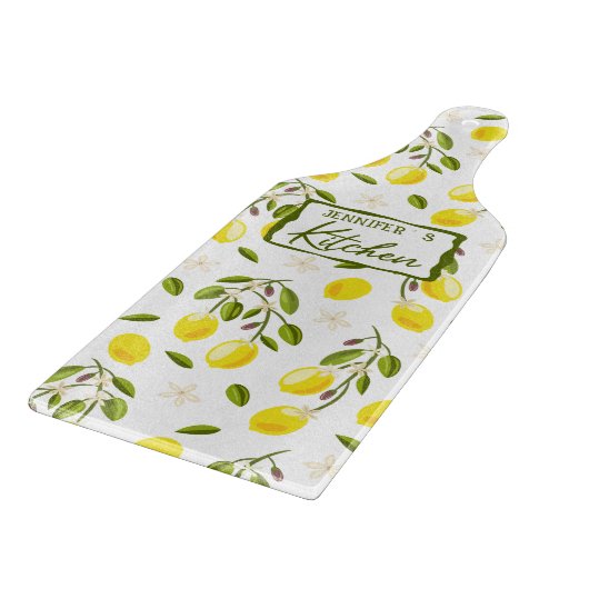 Aangepaste demon, Citrus Yellow en Green Snijplank (Hoek)