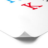 Aangepaste DENK Poster afdrukken (Hoek)