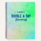 Aangepaste desktop A Day Journal Notitieboek (Voorkant)