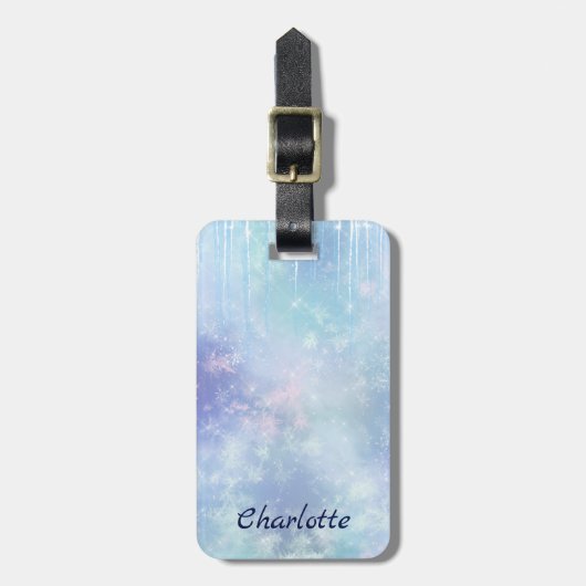 Aangepaste diepvriespictogrammen bagagelabel (Voorkant verticaal)