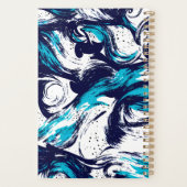 Aangepaste diepzeeafdrukken planner (Achterkant)