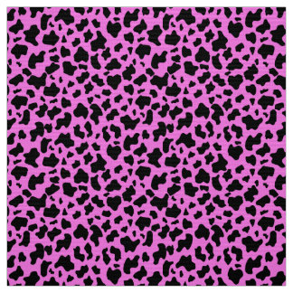 Aangepaste dierlijke kleurenafdruk [roze] stof