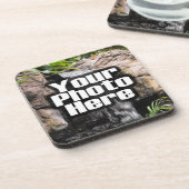 Aangepaste digitale foto Voeg je Afbeelding toe Onderzetter (Linkerzijde)