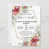 Aangepaste digitale trouwkaart kaart (Voorkant)